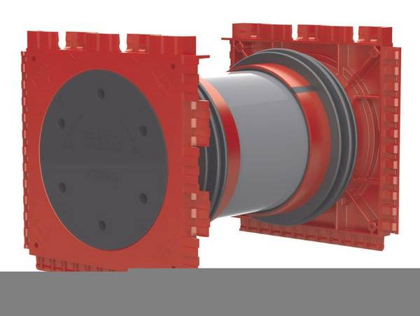 HAUF HSI90 1x1 K2/300 Doppel-Dichtpackung zum Einbetonieren