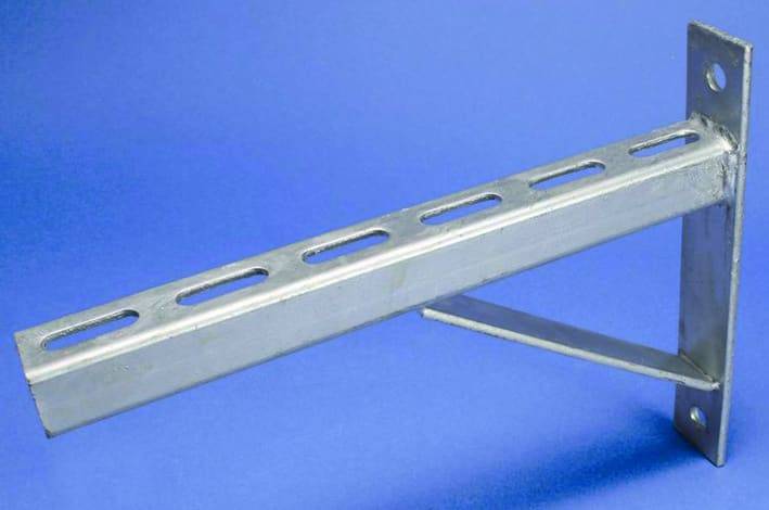 ERI Caddy CUCS0300HD U-Schiene-Konsole, gelocht mit Winkel-0