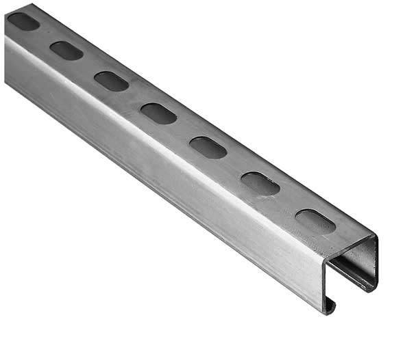ERI CADDY AC60-2 6M P2 Edelstahl Montageschiene L=6m 41x41x2,5mm-0