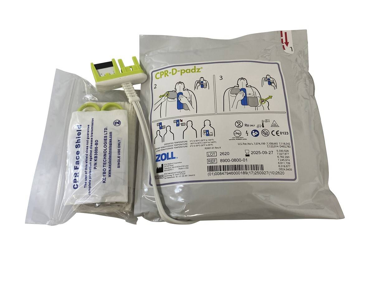 Original Defi-Elektroden/ Pads für Erwachsene passend für Zoll AED Plus, AED Pro,-0