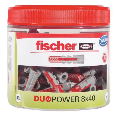 Fischer 535982, Dübel, Mauerziegel, Beton, 40 mm, 8 mm, 5 cm, 4,5 mm-0