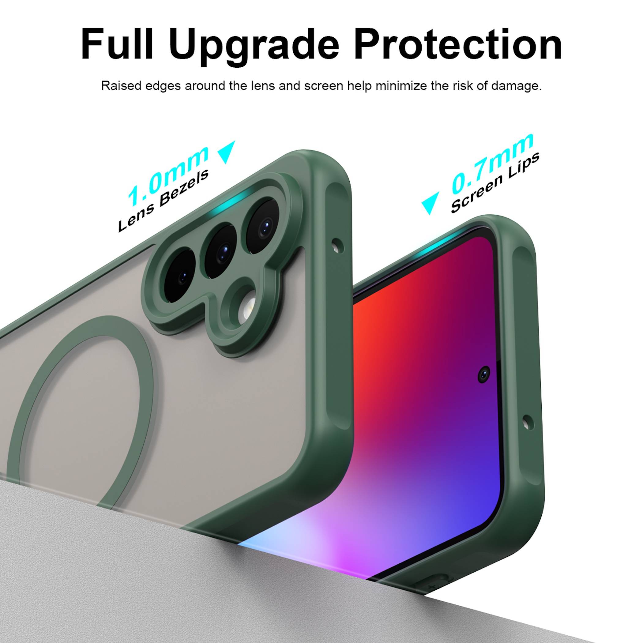 MagSafe Handyhülle + 2x Schutzglas für Samsung Galaxy A27 5G Kameraschutz TPU-3
