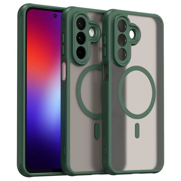 MagSafe Handyhülle + 2x Schutzglas für Samsung Galaxy A27 5G Kameraschutz TPU