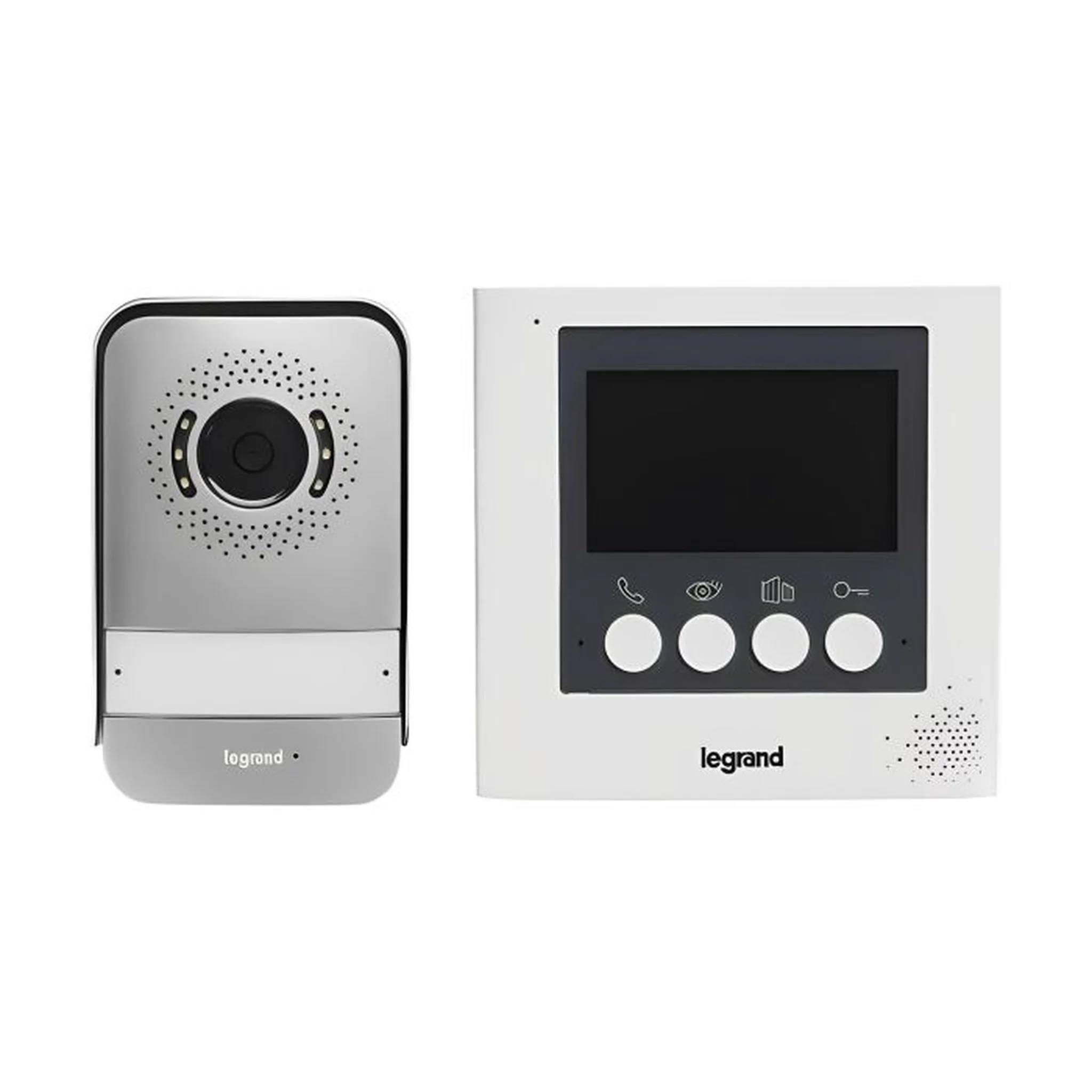 Legrand Video-Set 4,3" Classic 2.0, Set für Ein-/Zweifamilienhäuser, TFT-Farbmonitor 4,3", 1 Stk.-0