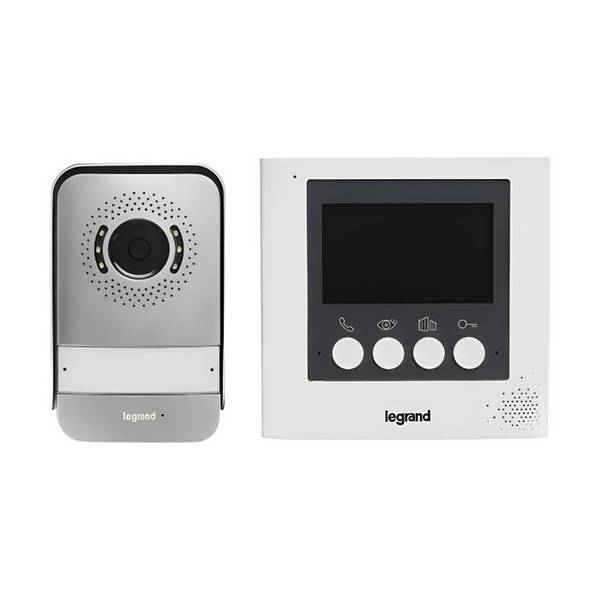 Legrand Video-Set 4,3" Classic 2.0, Set für Ein-/Zweifamilienhäuser, TFT-Farbmonitor 4,3", 1 Stk.