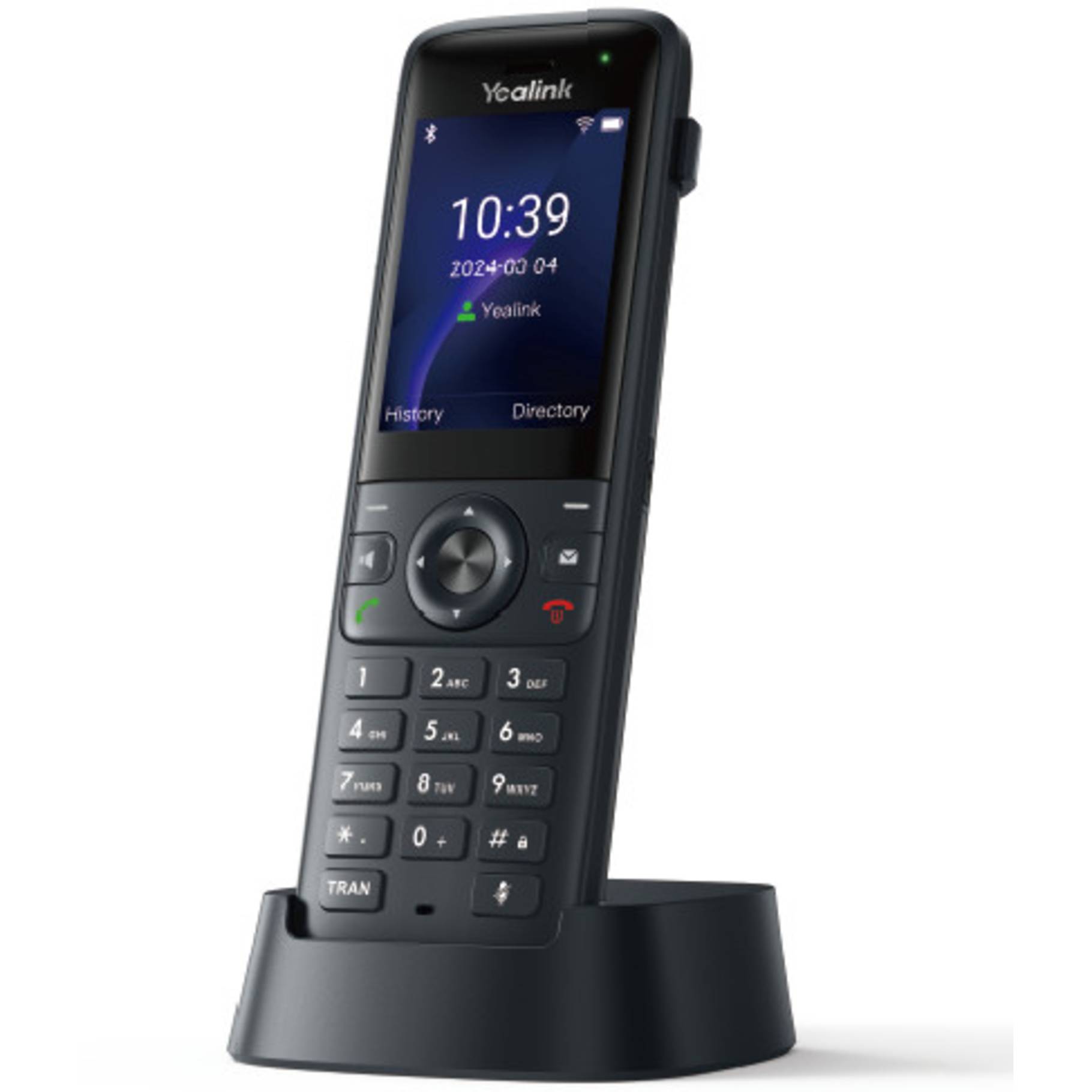 Yealink ax83H Schnurloses VoIP-Telefon mit Bluetooth-Schnittstelle Rufnummernanzeige/Anklopffunktion IEEE-0