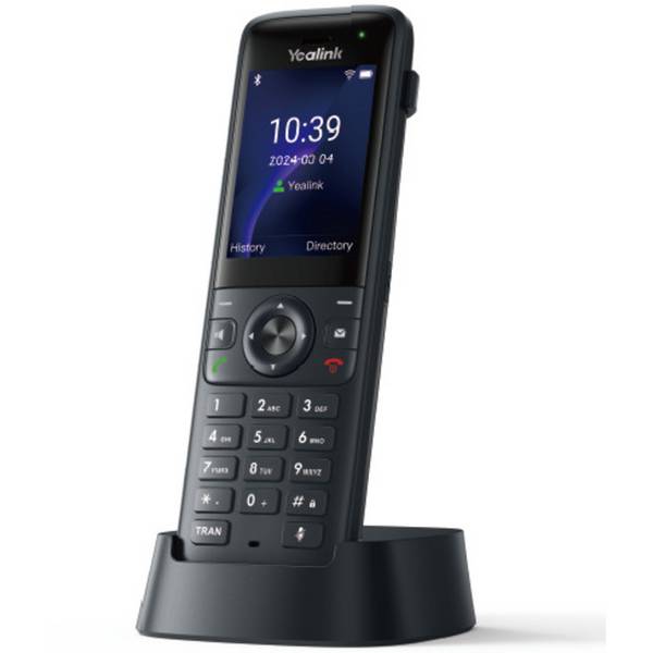 Yealink ax83H Schnurloses VoIP-Telefon mit Bluetooth-Schnittstelle Rufnummernanzeige/Anklopffunktion IEEE