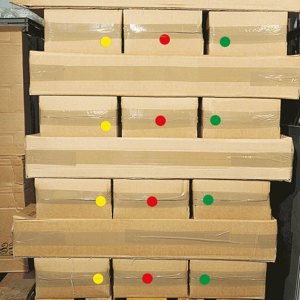 Markierungspunkte, grün, Folie, selbstklebend, Ø 10mm, 100/Rolle-1
