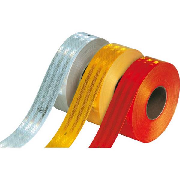 3M™ Konturenmarkierung Serie 983, ECE 104, rot, Hochleistungsfolie, 55mmx50m/Rolle
