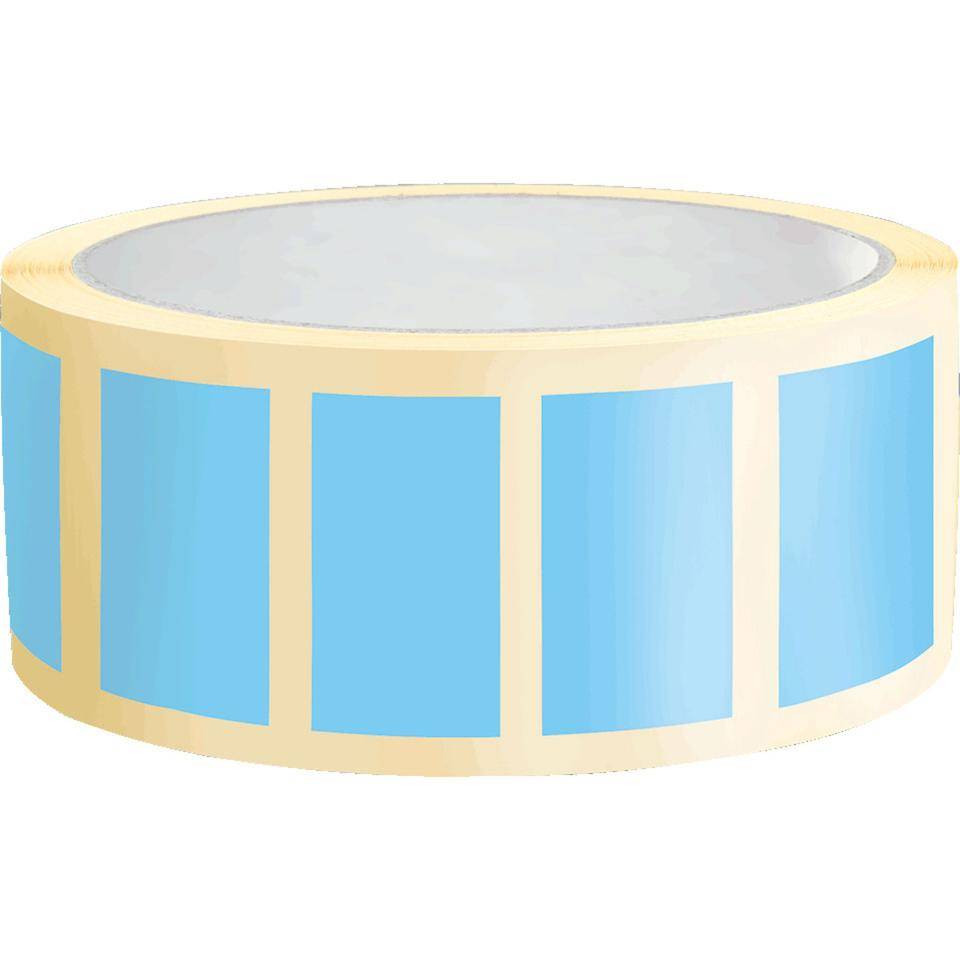 Organisationsetikett, beschriftbar, hellblau, Haftpapier, ablösbar, 50x25mm, 500/Rolle-0