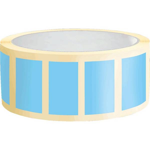 Organisationsetikett, beschriftbar, hellblau, Haftpapier, ablösbar, 50x25mm, 500/Rolle