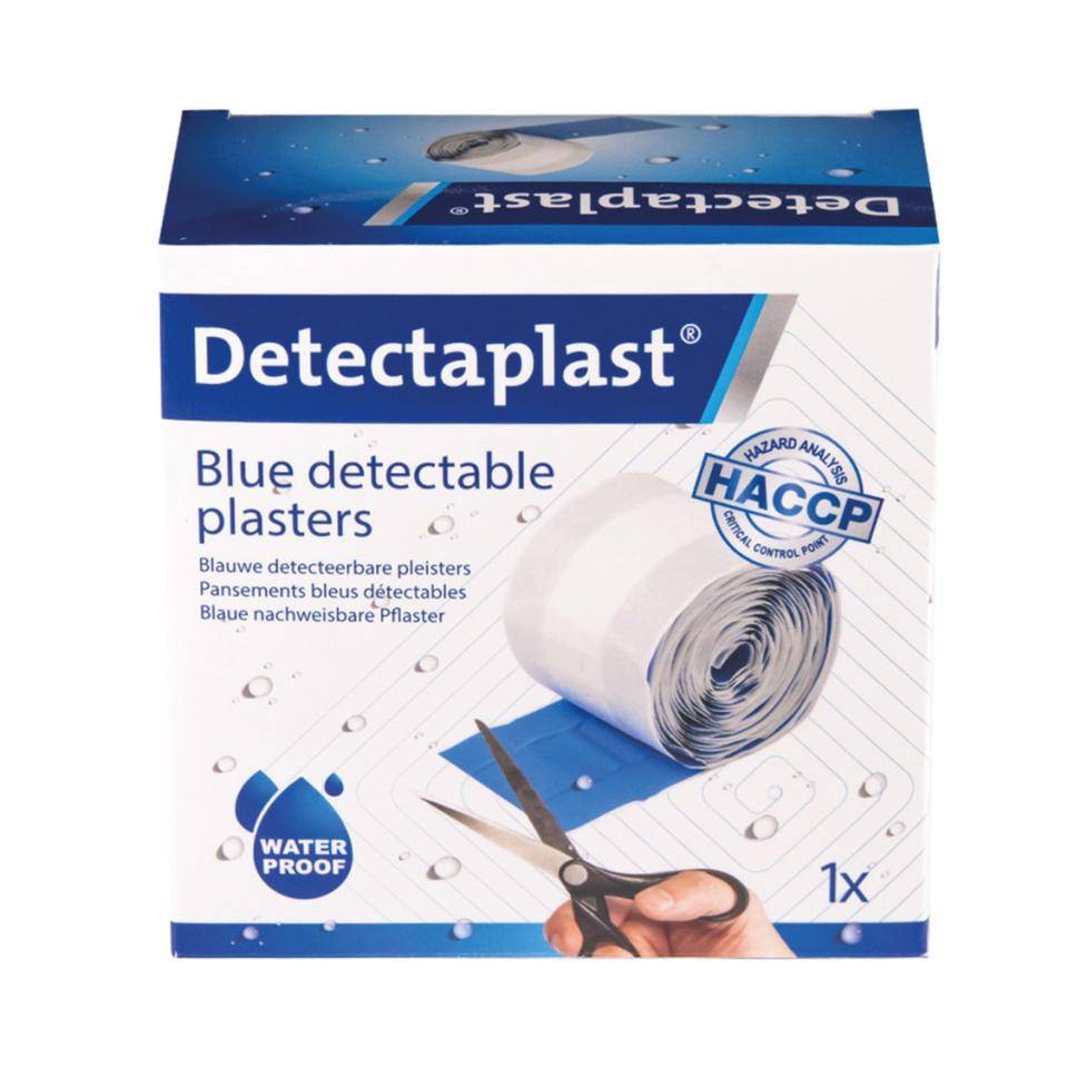 Detectaplast® Pflaster Univeral Rollenverband, detektierbar, blau, 6cm, 5m/Rolle-0