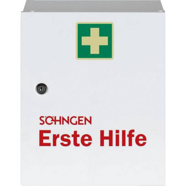 SÖHNGEN® Verbandschrank Heidelberg, DIN 13157, 1-türig, weiß, 302x362x140mm
