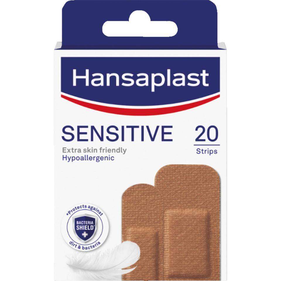 Hansaplast® Pflaster Sensitive, Hautton Medium, 5Pack/VE, 20 Strips/Pack-0