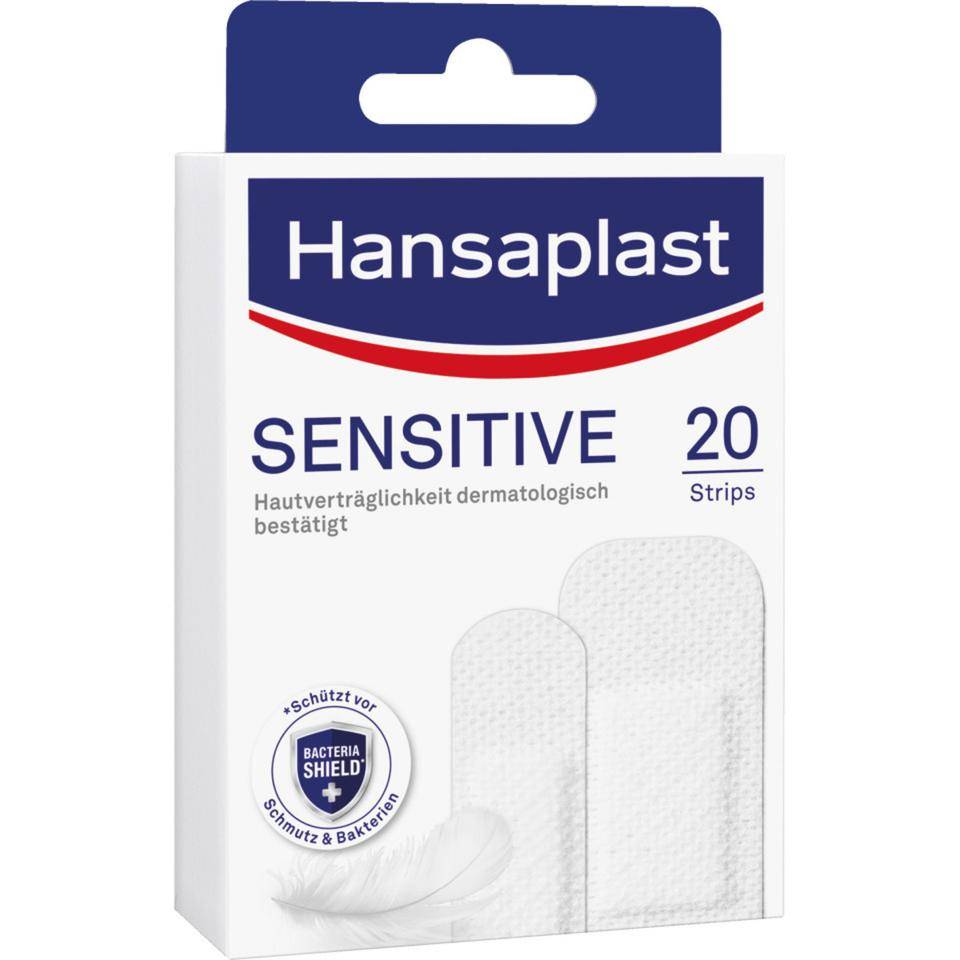 Hansaplast® Sensitive, hautfreundlich, atmungsaktiv, 5Pack/VE, 20Strips/Pack-2