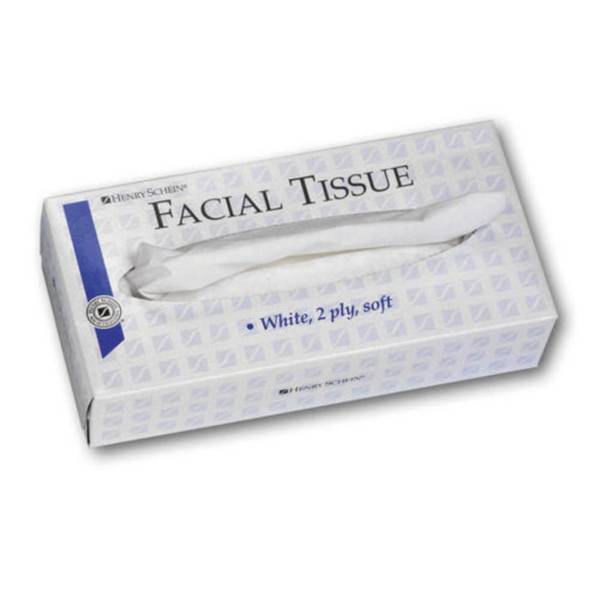 HS-Kosmetiktücher Ultrasoft, 2-lagig, weiß, 21x19,6 cm, 100/Box, 5 BOX/VE