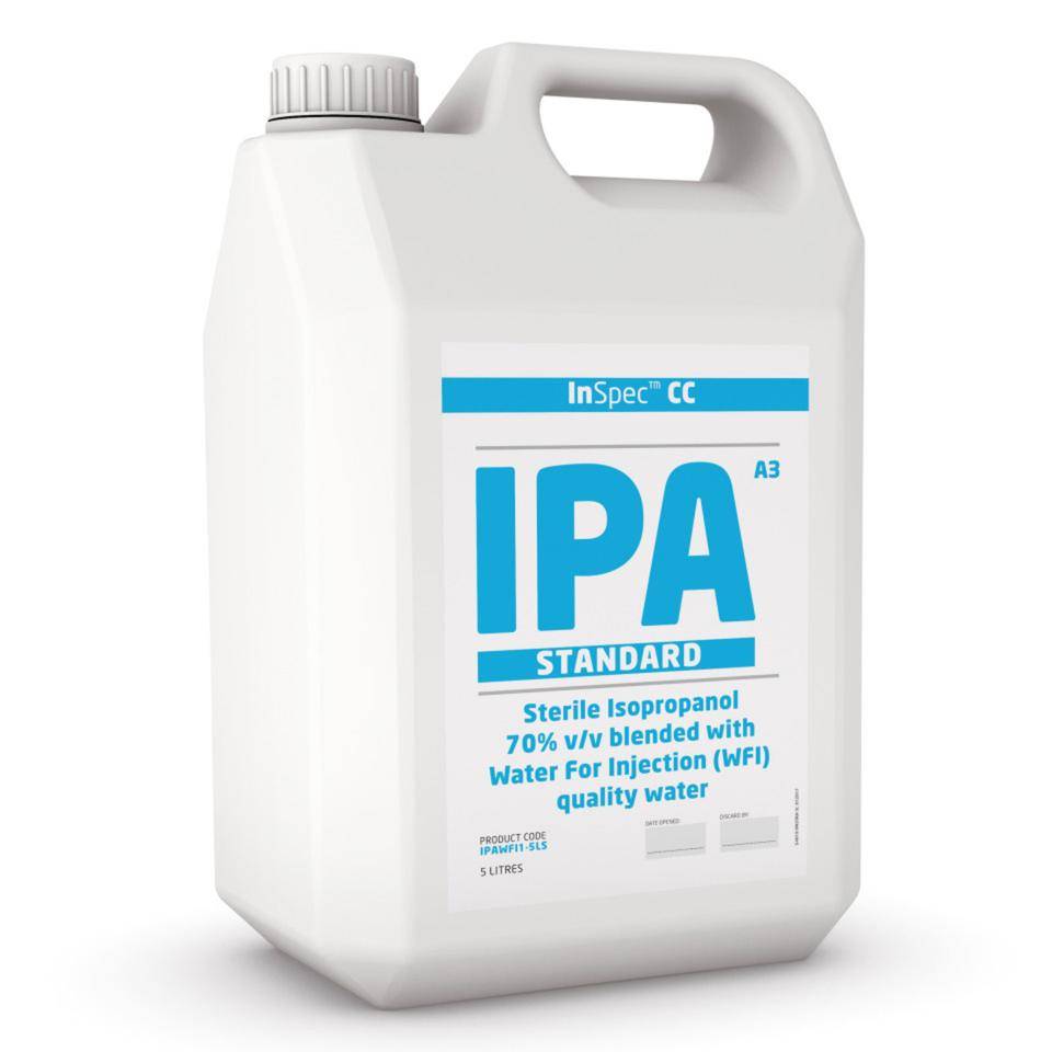 InSpec™ Desinfektionsmittel IPA, steril, ISO 5 GMP A/B, 5 l/Kanister-0