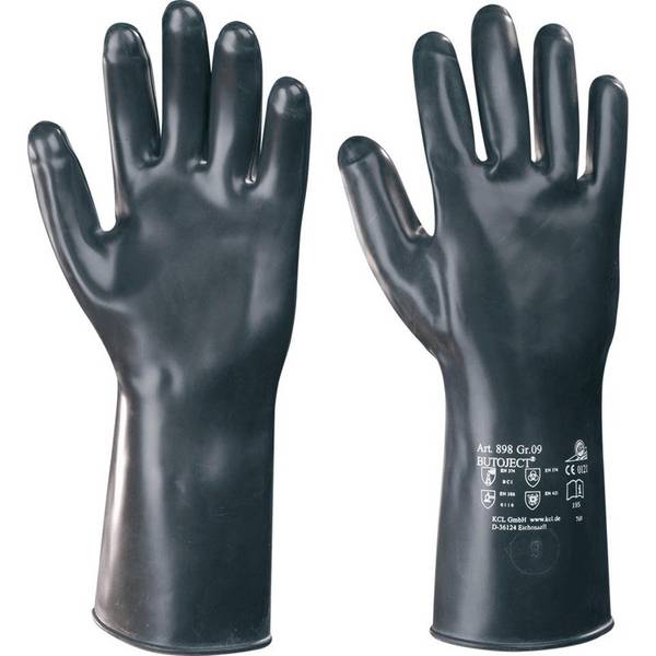 KCL Chemikalien-Schutzhandschuh Butoject® 898, Kat. III, Butyl, 350mm, Größe 10