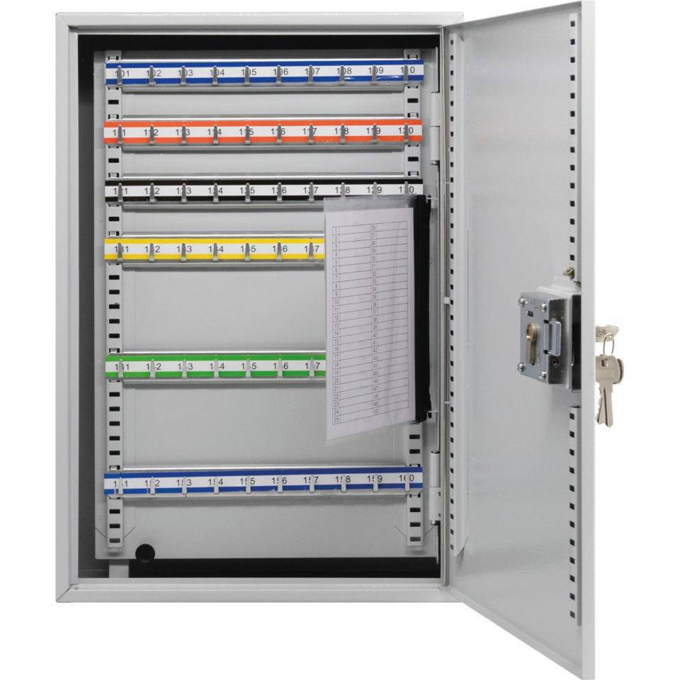 BURG WÄCHTER Schlüsselschrank Serie 6850, mit 150 Haken, 380x500x140mm-3