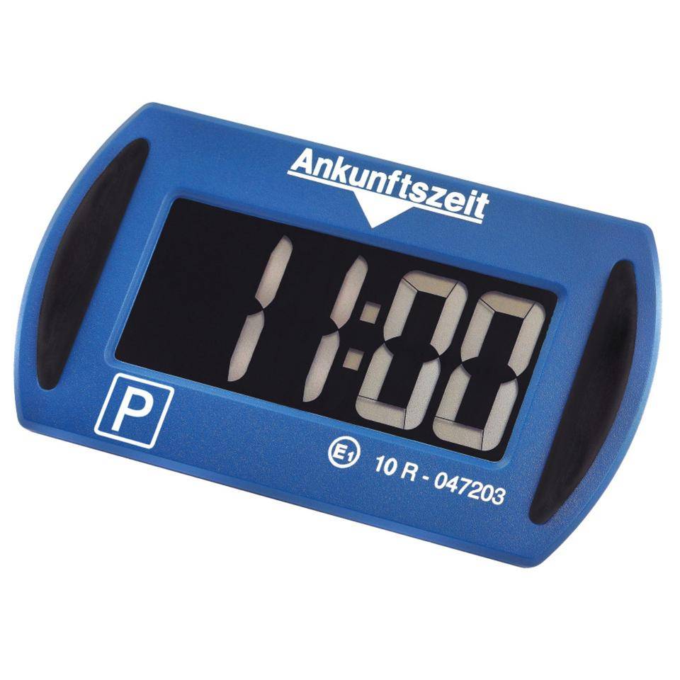 Needit Park Mini, elektronische, vollautomatische Parkscheibe, blau, StVO-Zulassung, 90x52mm-0