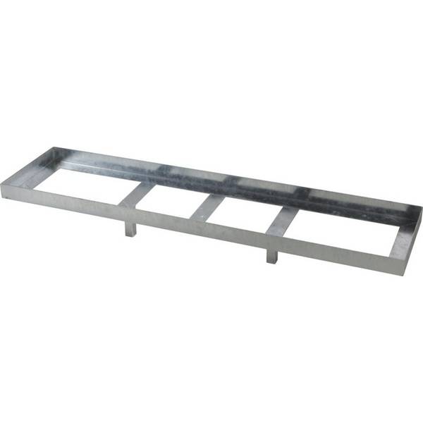 K.57 Aufsatz für Fußplatten, Transporttraversen, Stahl, feuerverzinkt, 1808x405x227mm