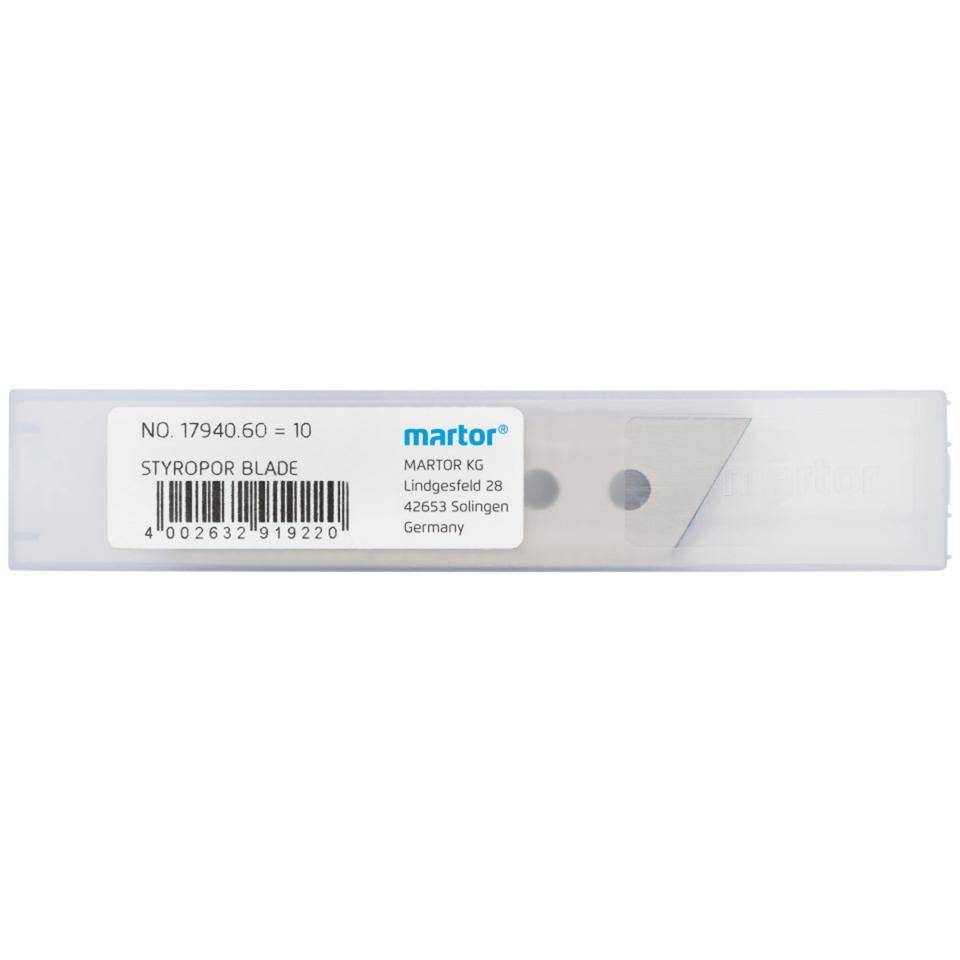 Ersatzklinge für MARTOR SECUNORM Profi40 MDP, rostfrei, 71x17,9x0,5mm, 10/VE-1