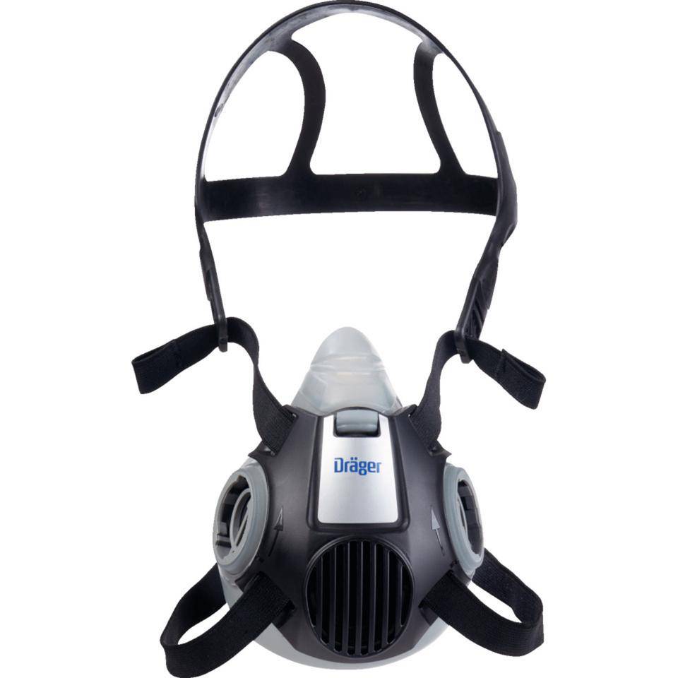 Dräger Halbmaske X-plore 3300, wartungsarme/kompakte Doppelfilter-Maske, Größe L-0