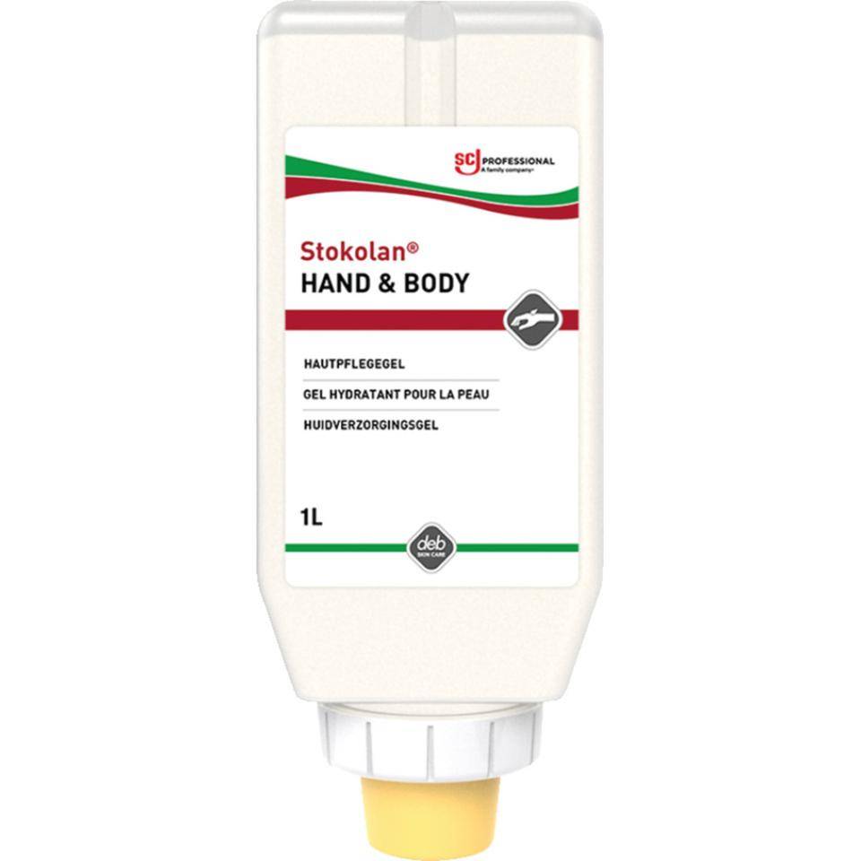 SC Johnson Hautpflegelotion Stokolan® HAND & BODY,silikonfrei,1000ml/Softflasche-0