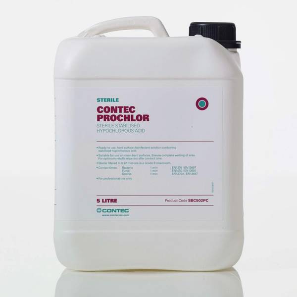 Contec® Desinfektionsmittel ProChlor, steril, ISO 5 GMP A/B, 5 l/Kanister
