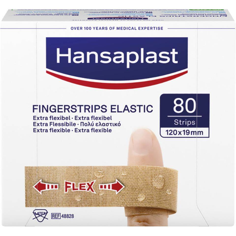 Hansaplast® Fingerverband, atmungsaktiv, hautverträglich, 12x1,9cm, 80/VE-0