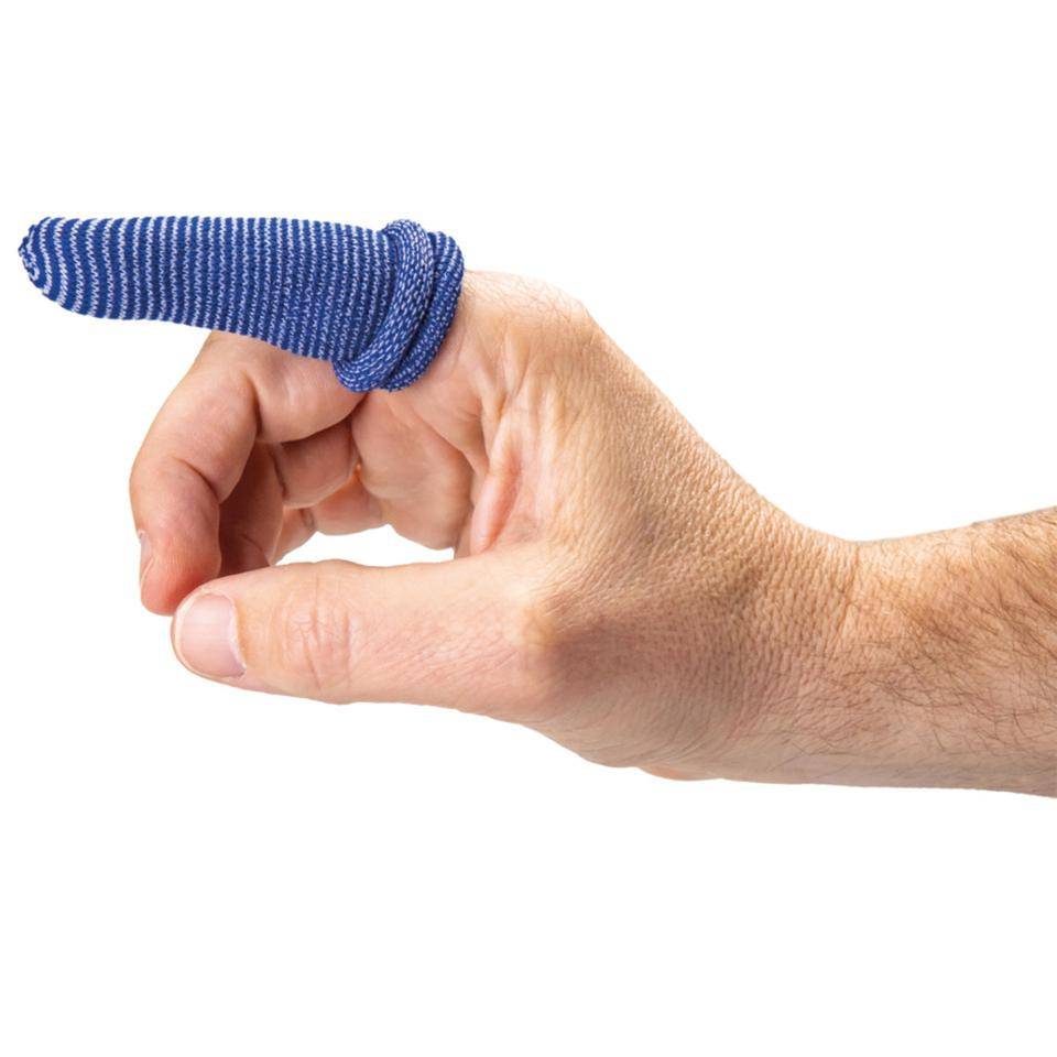 Detectaplast® Textil-Fingerlinge, blau, Textilgewebe, 30/VE-3