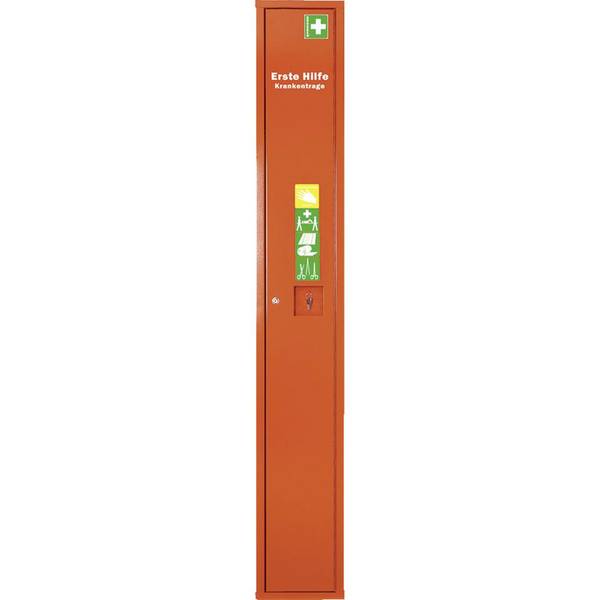 SÖHNGEN® Sanitätsschrank Lean, gefüllt DIN 13157, ohne Trage, orange, 300x2000x200mm