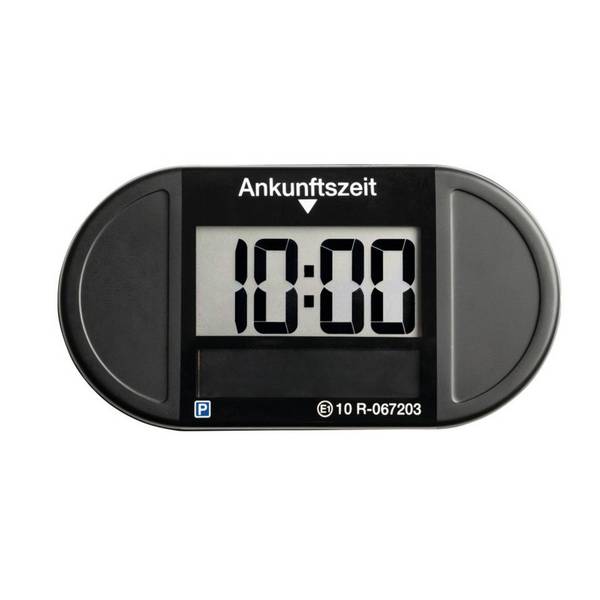 Needit Park Lite Solar, elektronische Parkscheibe, schwarz, StVO-Zul., 140x118mm