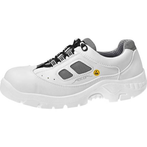 ABEBA ESD-Halbschuh anatom 2626, S1, SRC, Kat.II, weiß, Microfaser, Größe 45