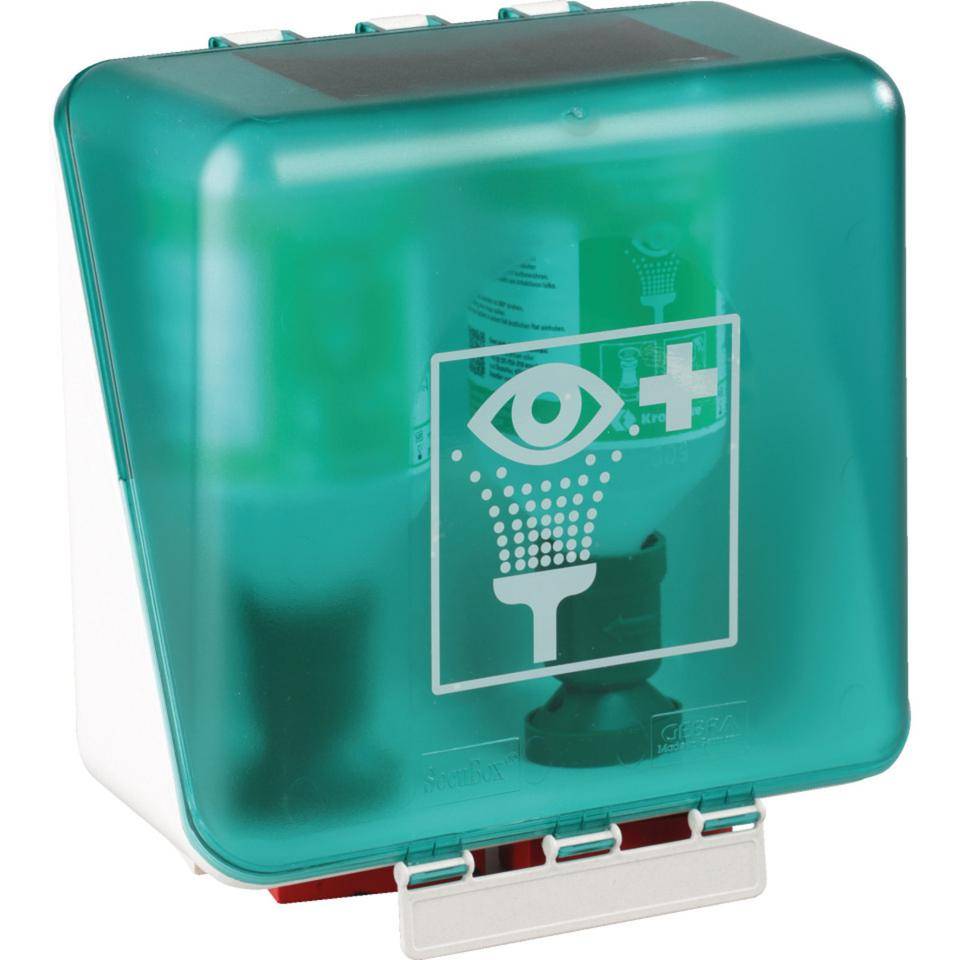 SecuBox für Augenspülflaschen mit Picto, grün, ABS-Kunststoff, 236x225x125mm-0