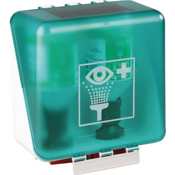 SecuBox für Augenspülflaschen mit Picto, grün, ABS-Kunststoff, 236x225x125mm