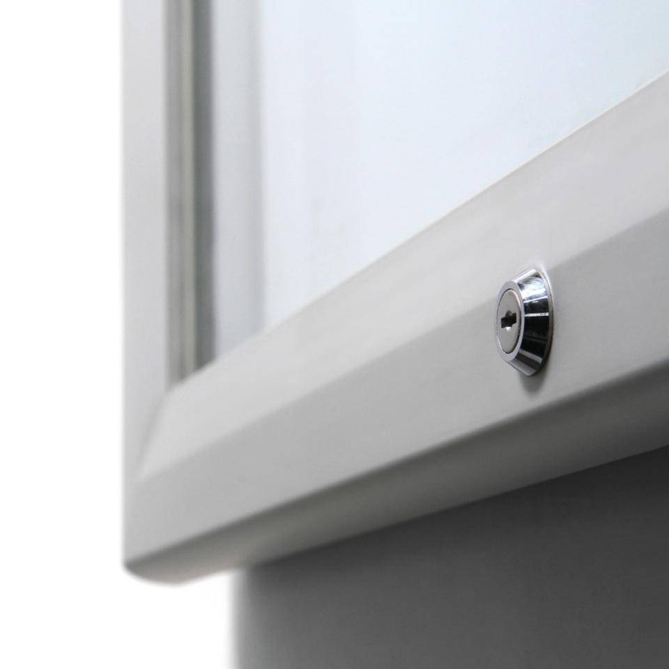 K.57 Schaukasten, abschließbar, IP56, Aluminium, 583 x 760 x 47mm, für 4 x A4, 10,33kg-1