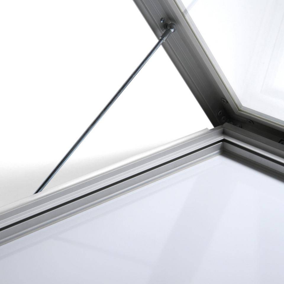 K.57 Schaukasten, abschließbar, IP56, Aluminium, 583 x 760 x 47mm, für 4 x A4, 10,33kg-2