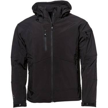 ELKA Softshell-Jacke, Polyester, schwarz, Größe L