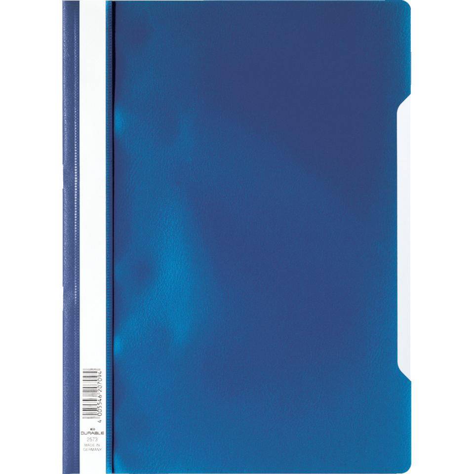 DURABLE Sichthefter A4, dunkelblau, Kunststoff, 10/VE