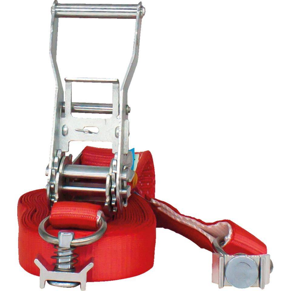 Zurrgurt 2-teilig MTPro D-Spitzhaken/Airline 941179401 Farbe rot Ausführung Einzel-Airline-Endbeschlag Bandbreite 25 mm-0