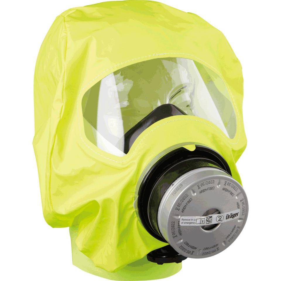 Dräger Brandfluchthaube Parat 5530, Kat.III, EN 403, CO-P2-Kombifilter, 720 g-0