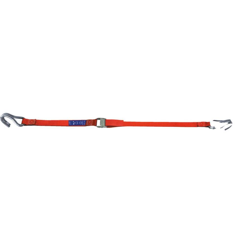 Zurrgurt mit Gurtklemme und Profil-Haken, Polyester, Breite 25mm, Länge 5m-0