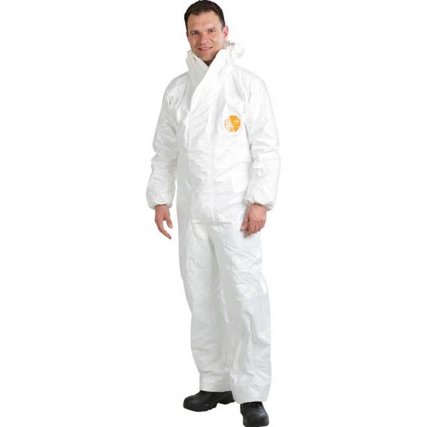 Tychem® 4000 S Chemikalien-Schutzoverall, Modell CHZ5, Kat.III, weiß, Größe XL
