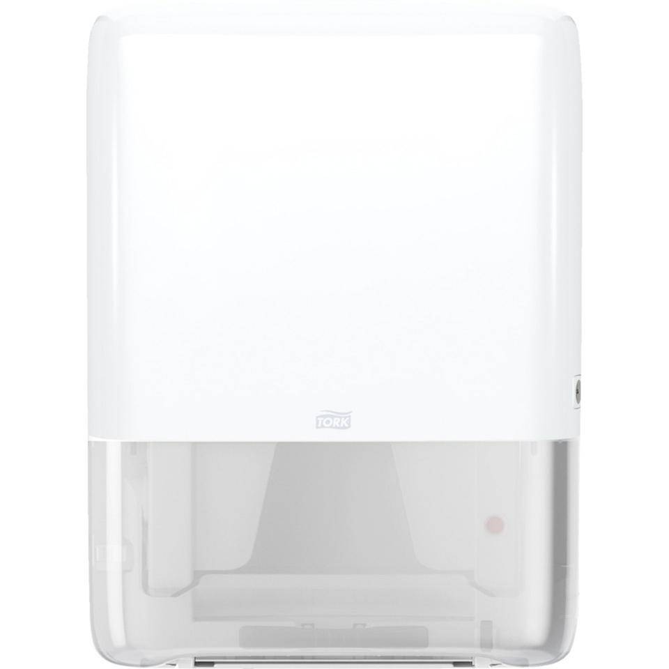 TORK PeakServe® Mini-Spender für Papierhandtücher H5, weiß, 101x491x367mm-0