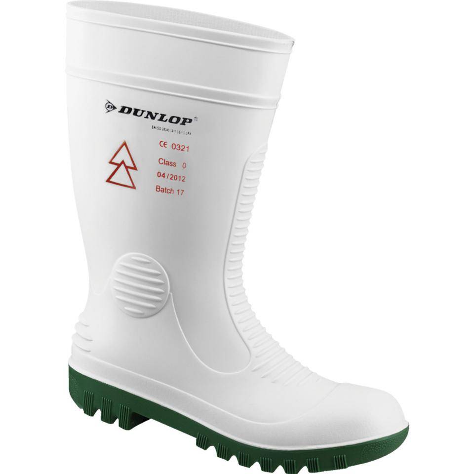 DUNLOP Elektriker-Stiefel Acifort HV, A571411, SB, weiß, PVC, Größe 43-0