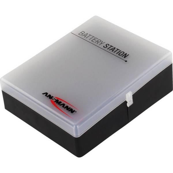 ANSMANN Batteriebox 48,für 24x AA,20x AAA und 4x 9V Block,schwarz,138x172x62,8mm