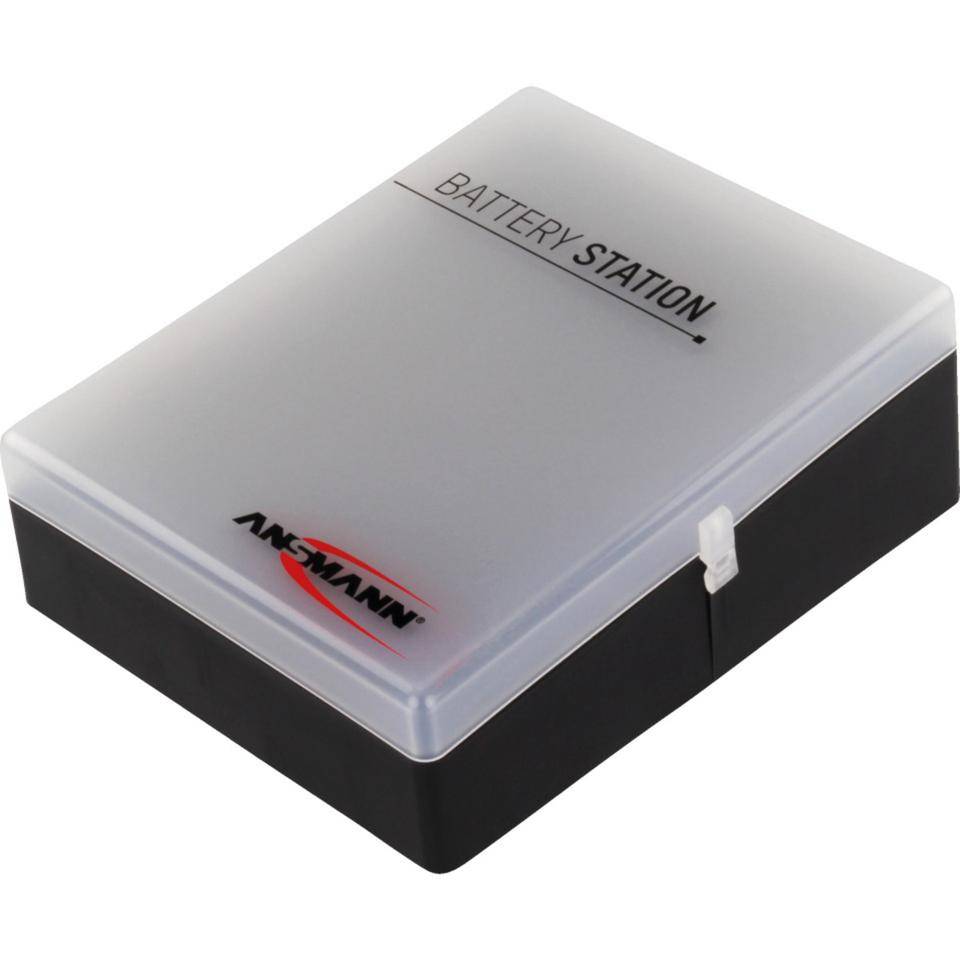 ANSMANN Batteriebox 48,für 24x AA,20x AAA und 4x 9V Block,schwarz,138x172x62,8mm-0