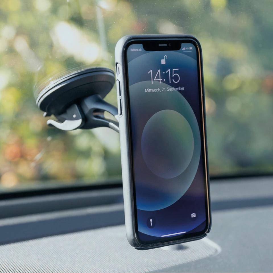 ANSMANN KFZ-Smartphone-Halter, für Windschutzscheibe ohne Armaturenbrett, mit Saugfuß-3