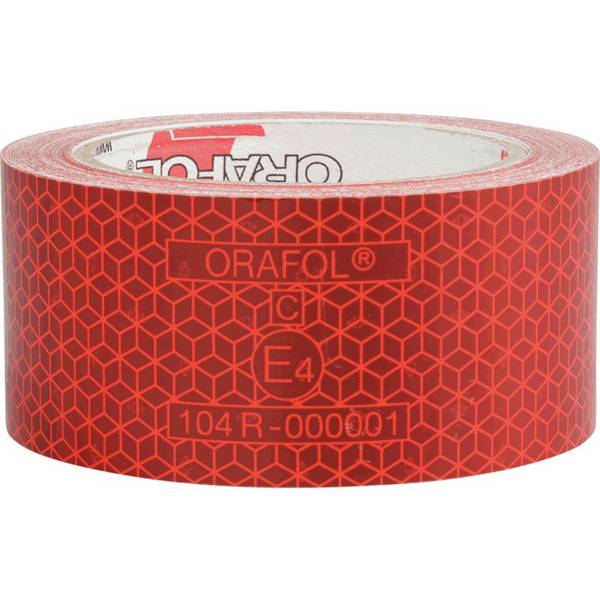 ORALITE® Kontur-Sicherheitsmarkierung, ECE 104, rot, 50mm, 12,5m/Rolle